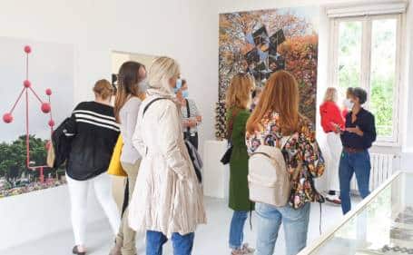 Vue de l'exposition Francisco Sobrino, @Adagp, Paris 2020