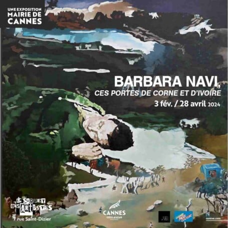 Affiche d'expostion ©barbara Navi,𝘓𝘢 𝘣𝘰𝘯𝘯𝘦 𝘧𝘰𝘳𝘵𝘶𝘯𝘦, huile sur toile, 116 x 89 cm, 2023